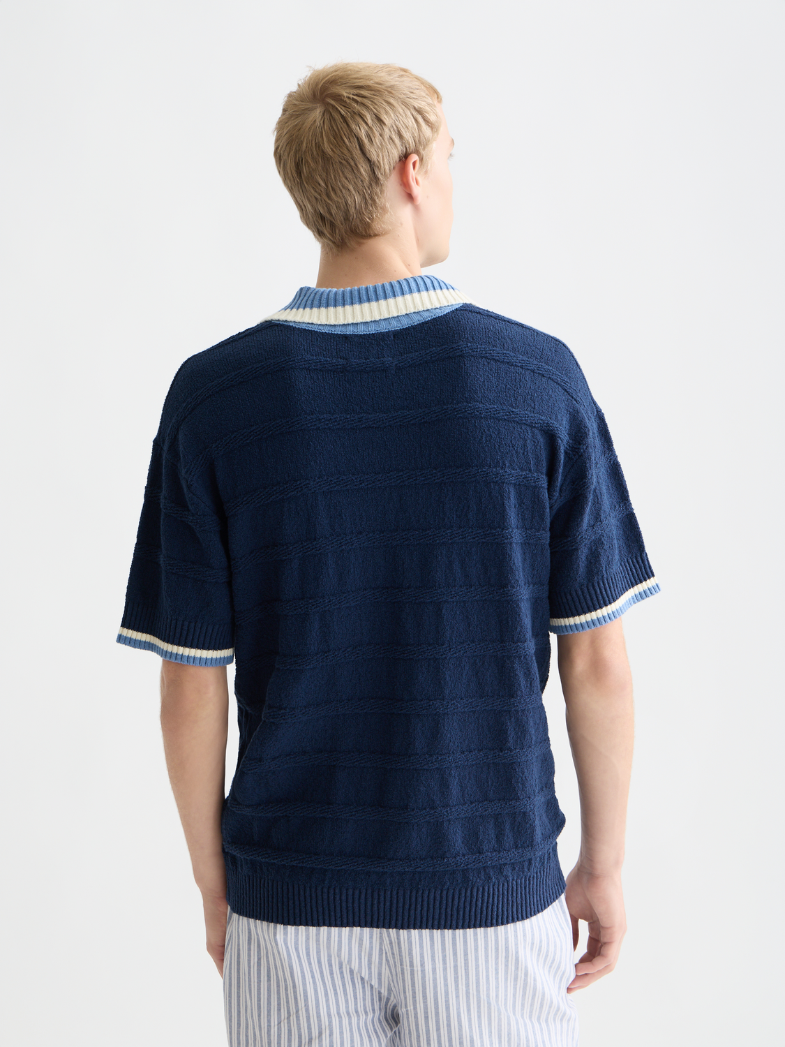 Structured Knitted Polo