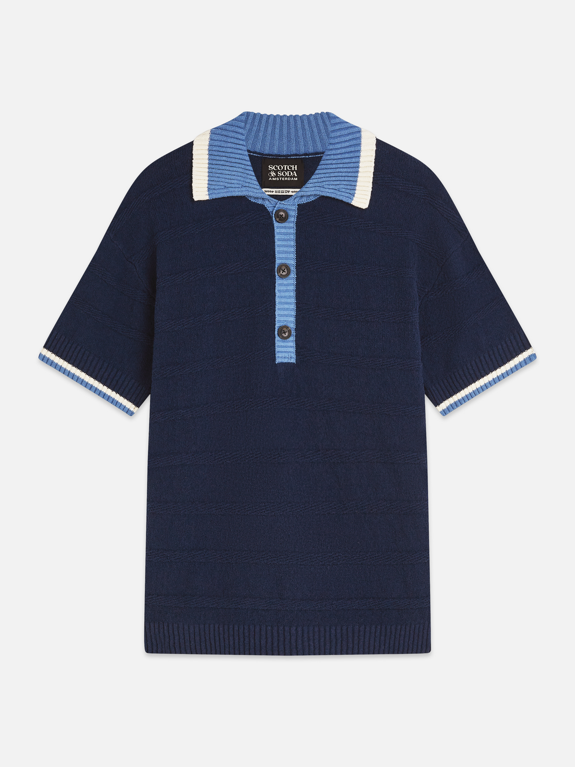 Structured Knitted Polo