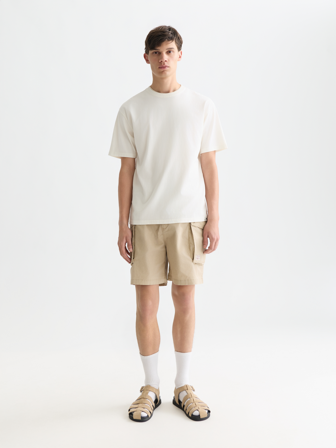 3 Crosses Garment-Dyed Relaxed-Fit T-Shirt