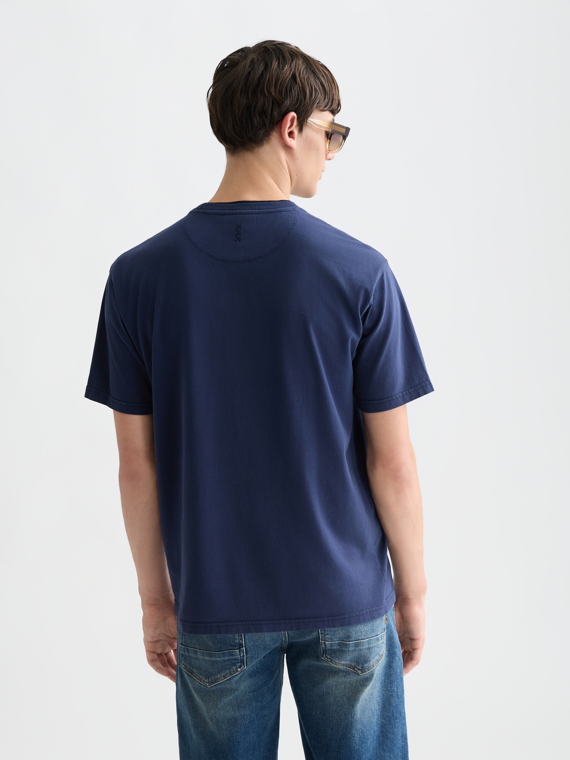 3 Crosses Garment-Dyed Relaxed-Fit T-Shirt