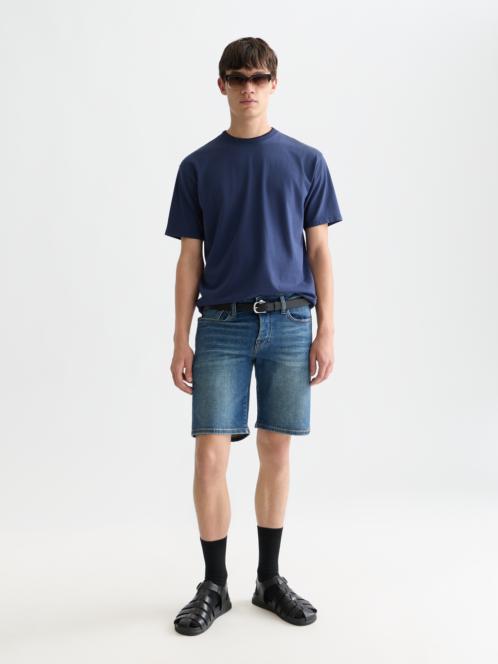 3 Crosses Garment-Dyed Relaxed-Fit T-Shirt