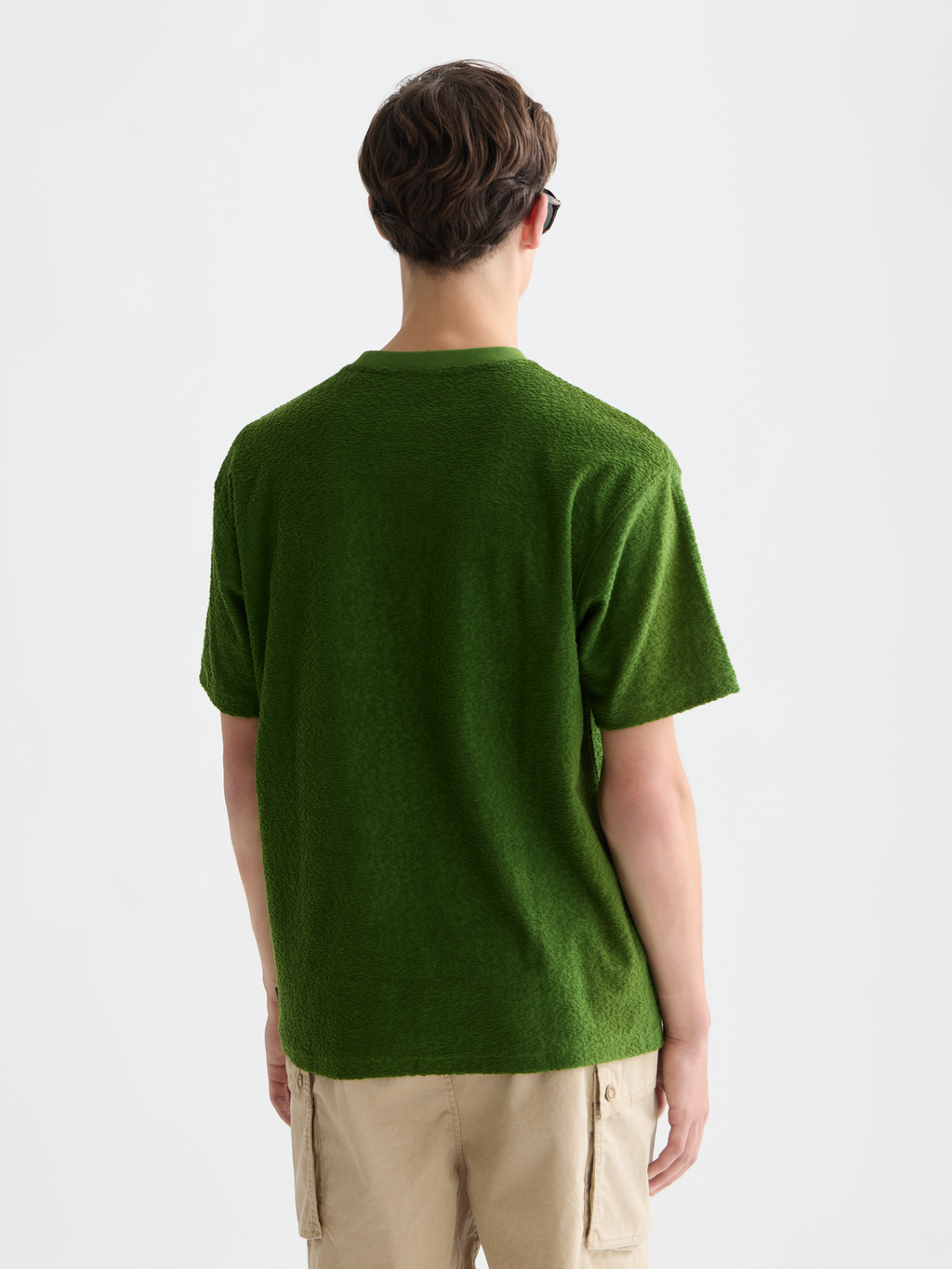 Jacquard Toweling Relaxed Fit T-Shirt