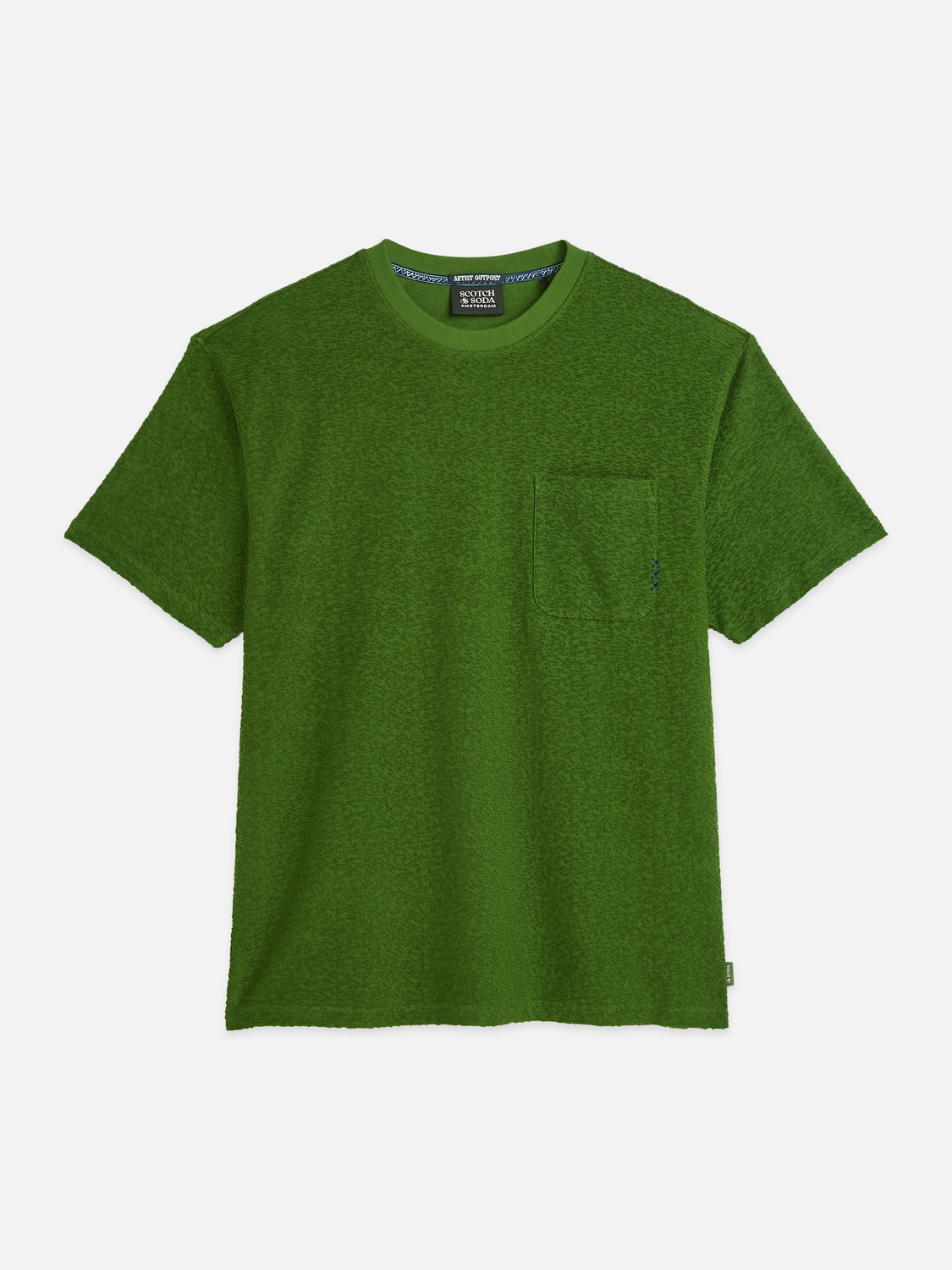 Jacquard Toweling Relaxed Fit T-Shirt