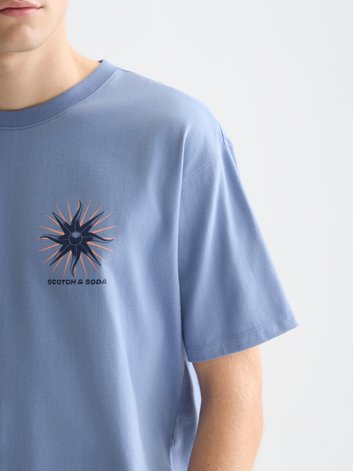 Front And Back Artwork Relaxed-Fit T-Shirt