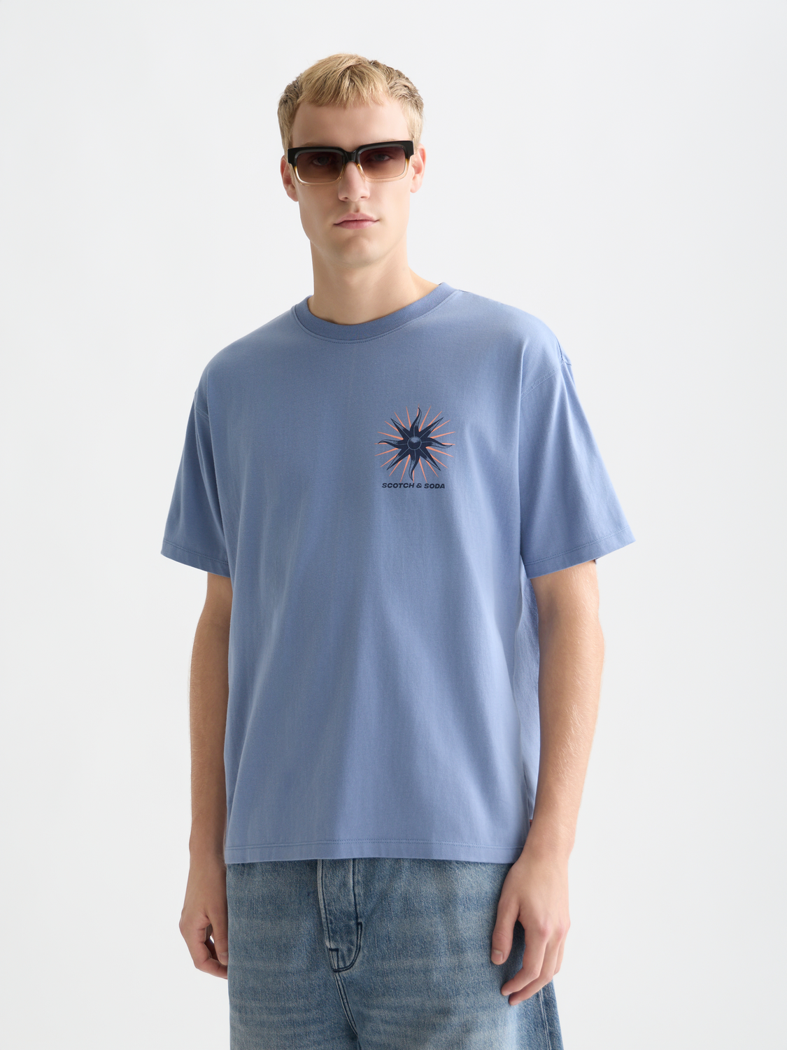 Front And Back Artwork Relaxed-Fit T-Shirt