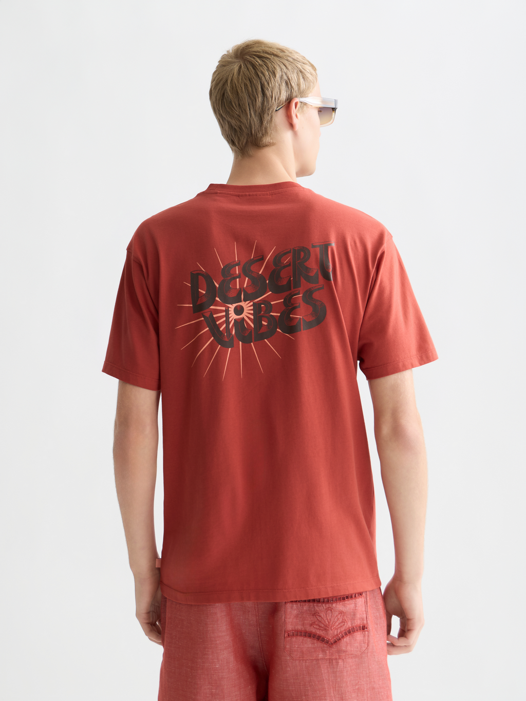 Front And Back Artwork Relaxed-Fit T-Shirt