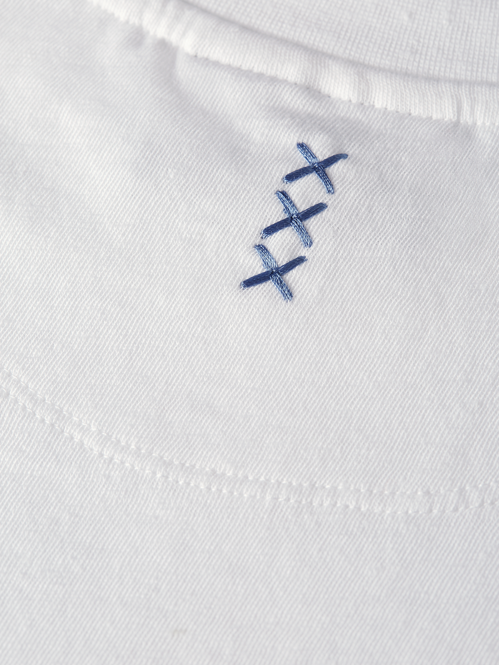 3 Crosses Cotton-Linen Regular-Fit T-Shirt