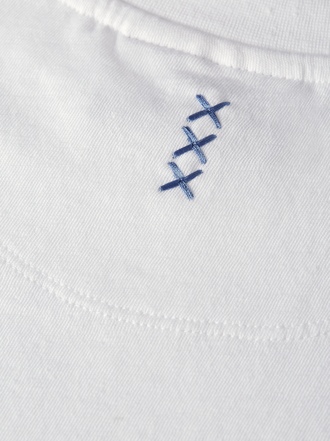 3 Crosses Cotton-Linen Regular-Fit T-Shirt