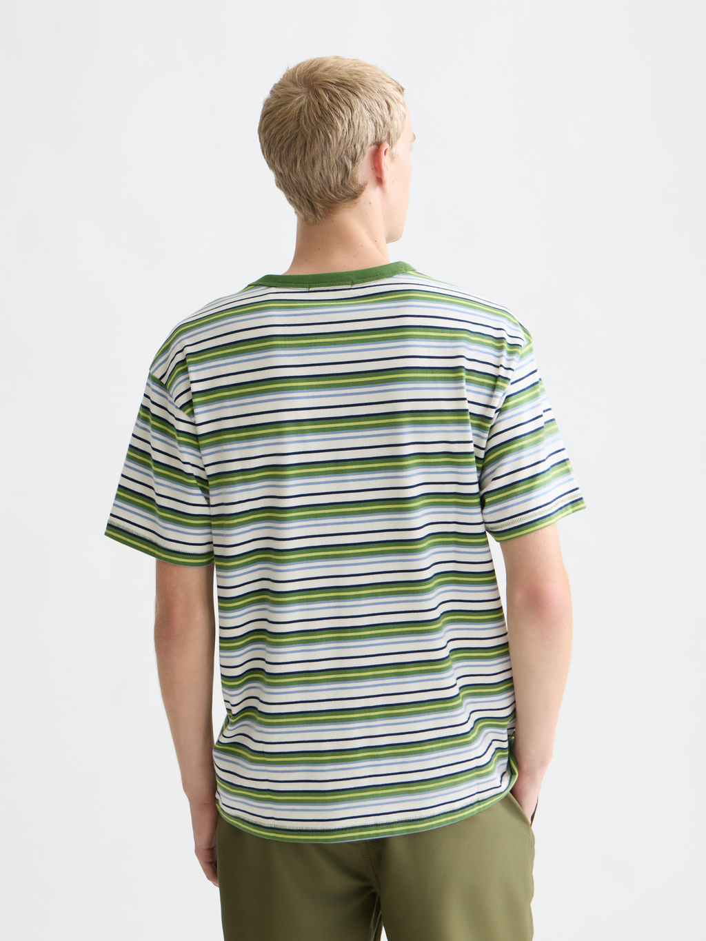 Relaxed-Fit Yarn Dyed T-Shirt