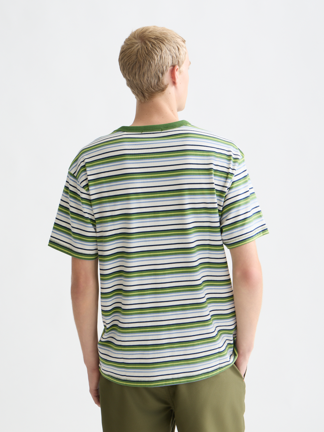 Relaxed-Fit Yarn Dyed T-Shirt