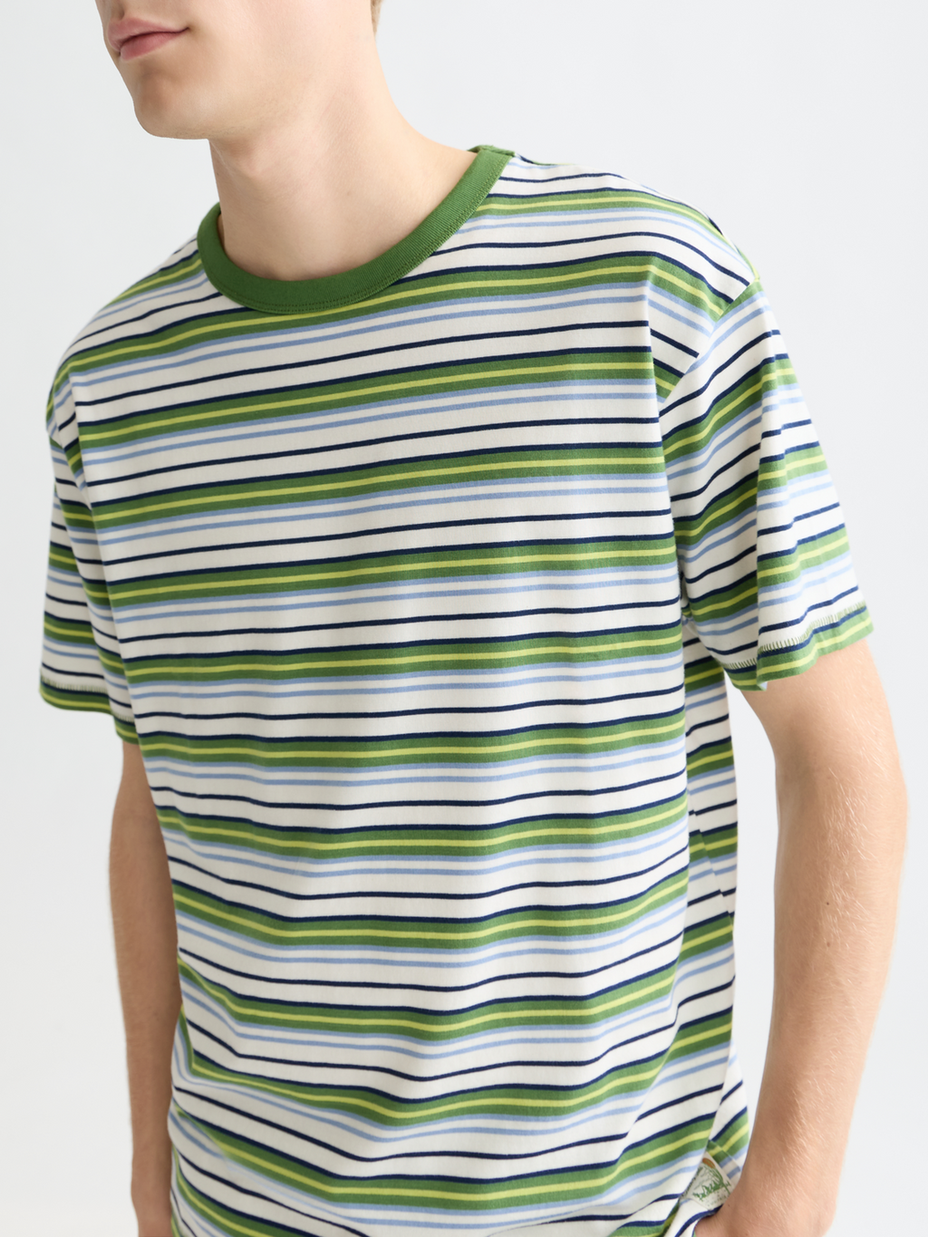 Relaxed-Fit Yarn Dyed T-Shirt