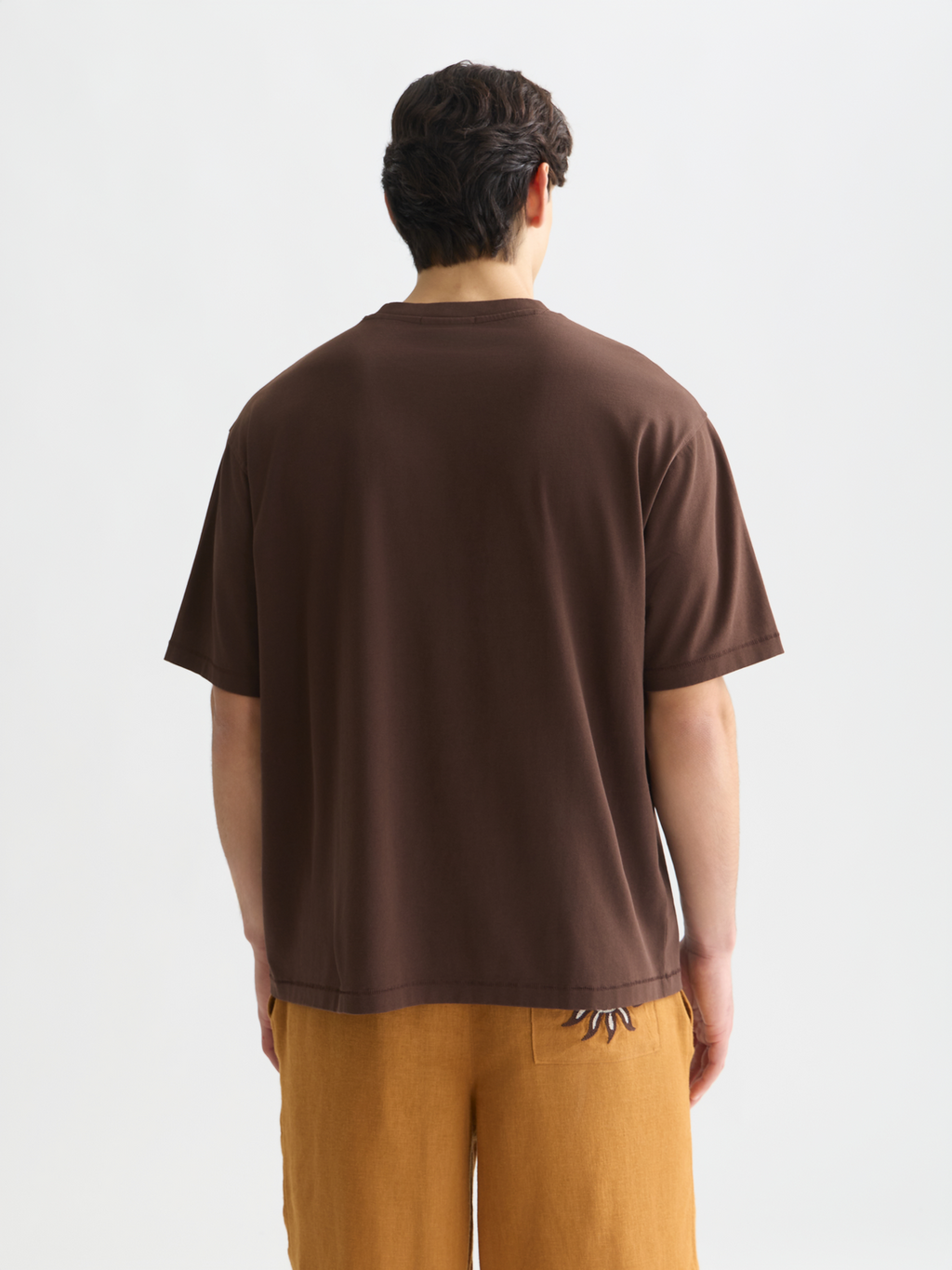 Embroidered Artwork Loose-Fit T-Shirt