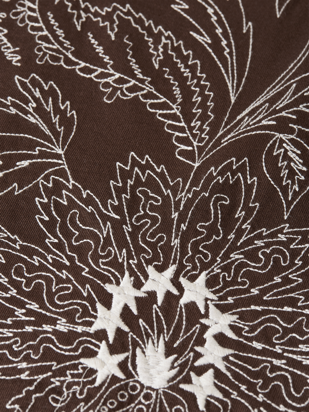 Embroidered Artwork Loose-Fit T-Shirt