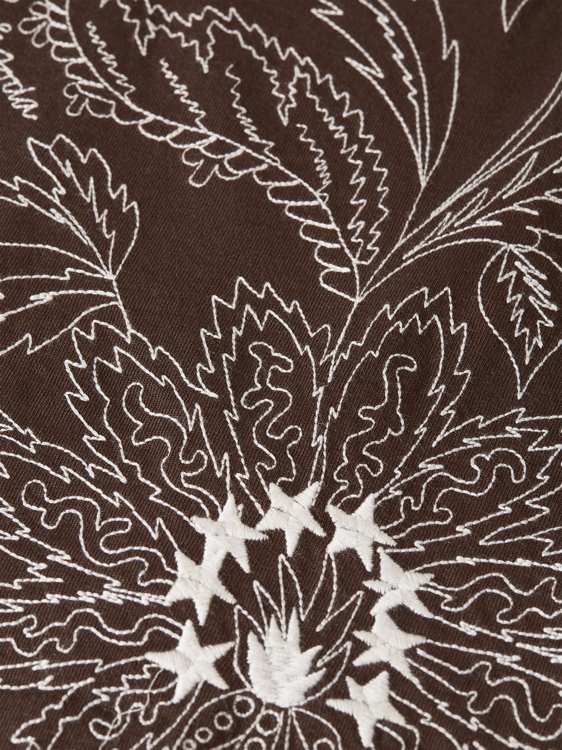 Embroidered Artwork Loose-Fit T-Shirt