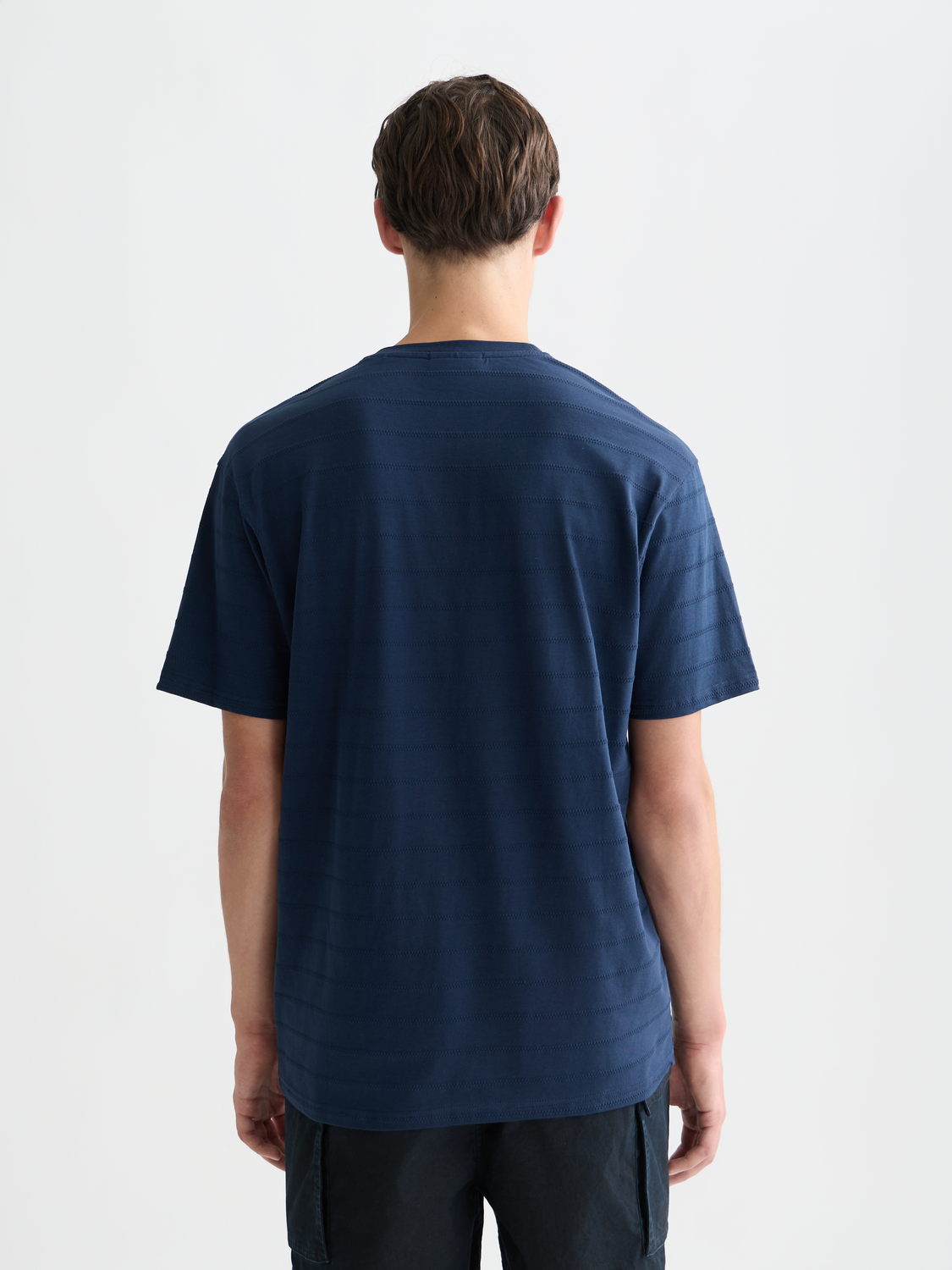 Structured Jacquard Relaxed-Fit T-Shirt