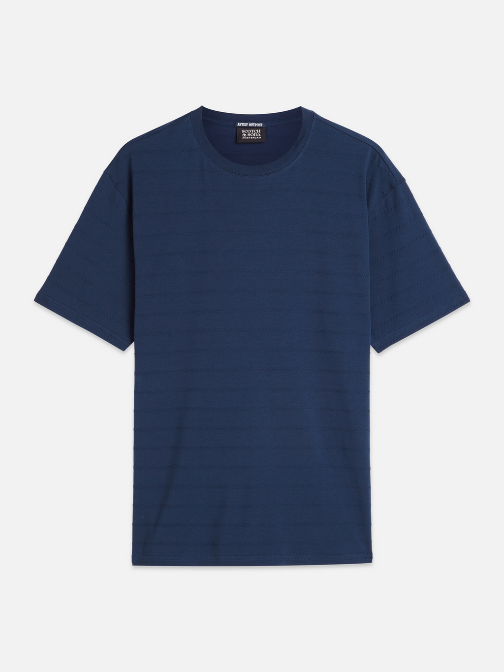 Structured Jacquard Relaxed-Fit T-Shirt