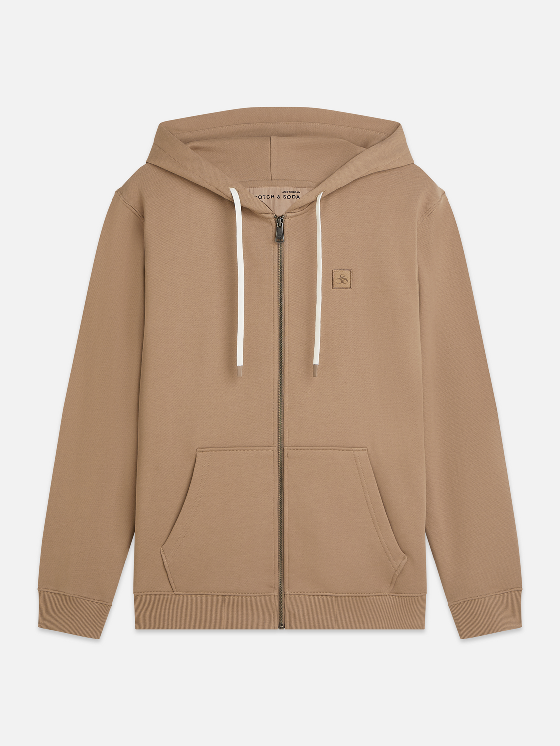 Logo Badge Regular-Fit Zip-Up Hoodie