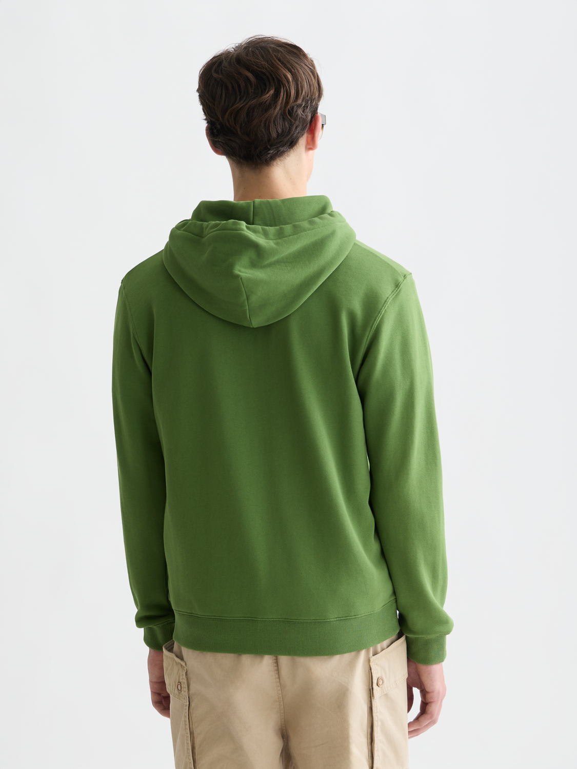 Logo Badge Regular Fit Zip-Up Hoodie