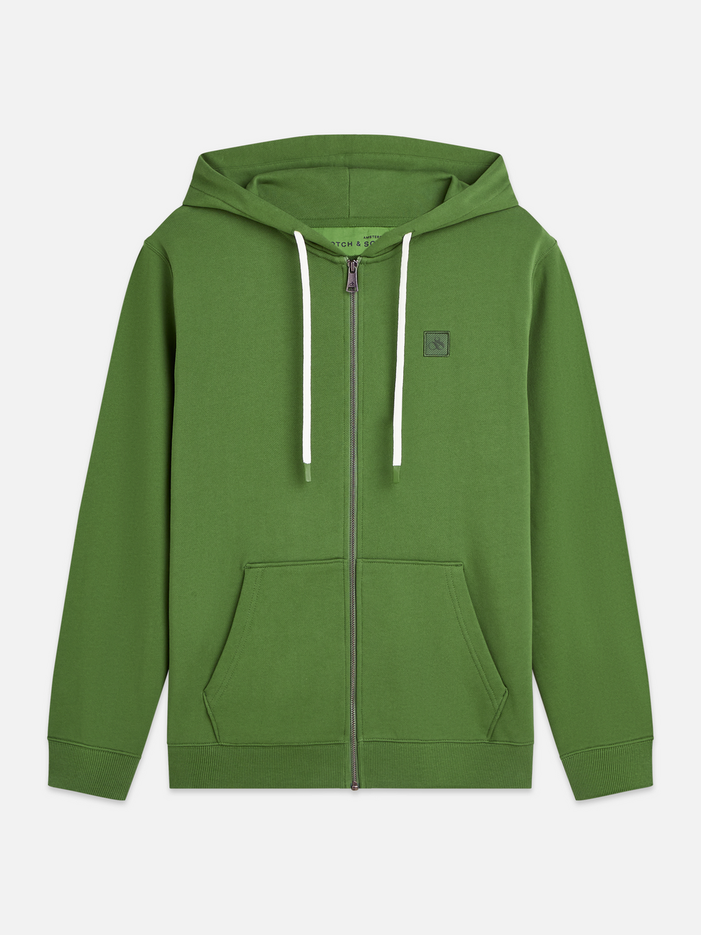 Logo Badge Regular Fit Zip-Up Hoodie
