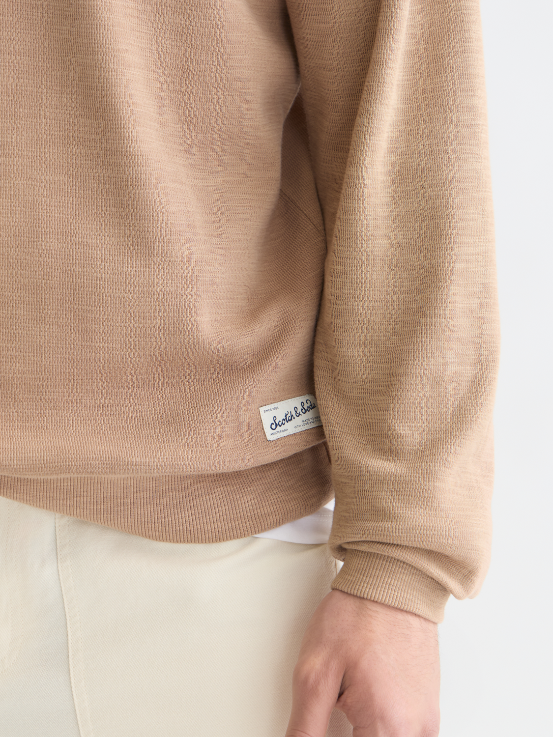 Garment Dyed Regular-Fit Sweatshirt