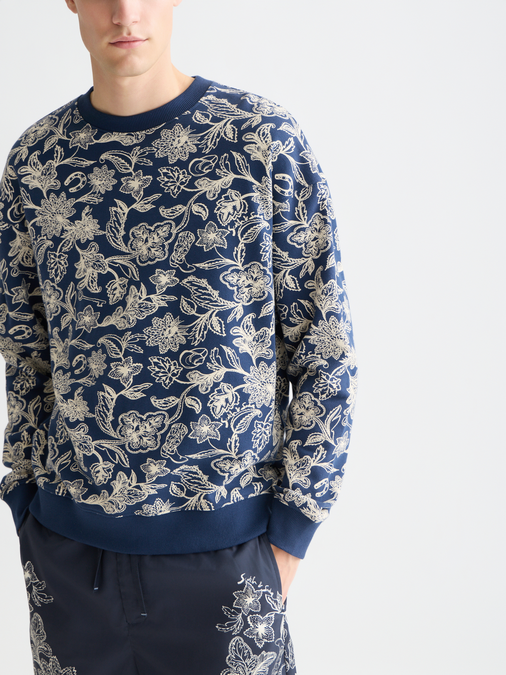 Printed Relaxed Fit Sweatshirt