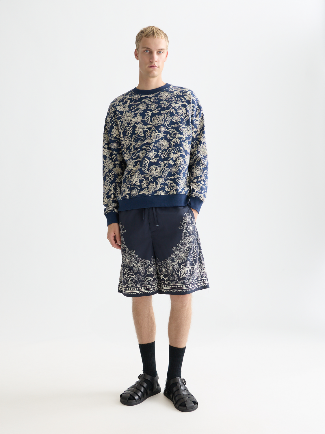 Printed Relaxed Fit Sweatshirt