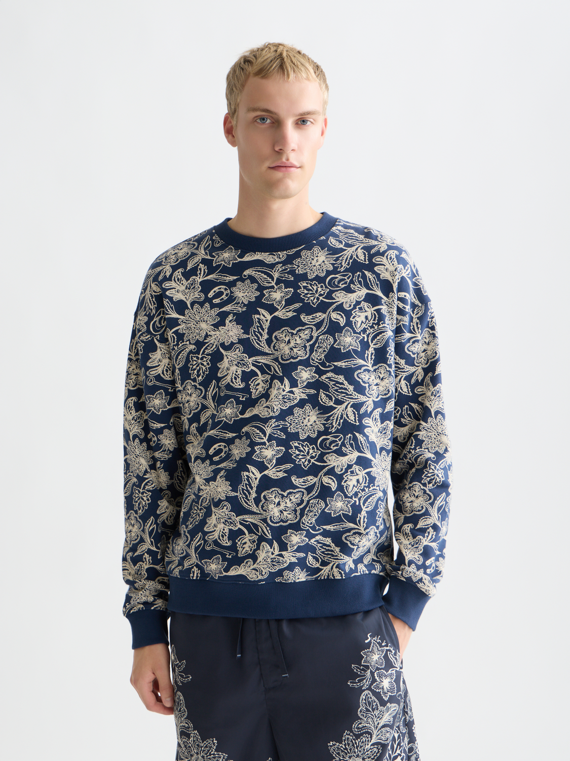 Printed Relaxed Fit Sweatshirt