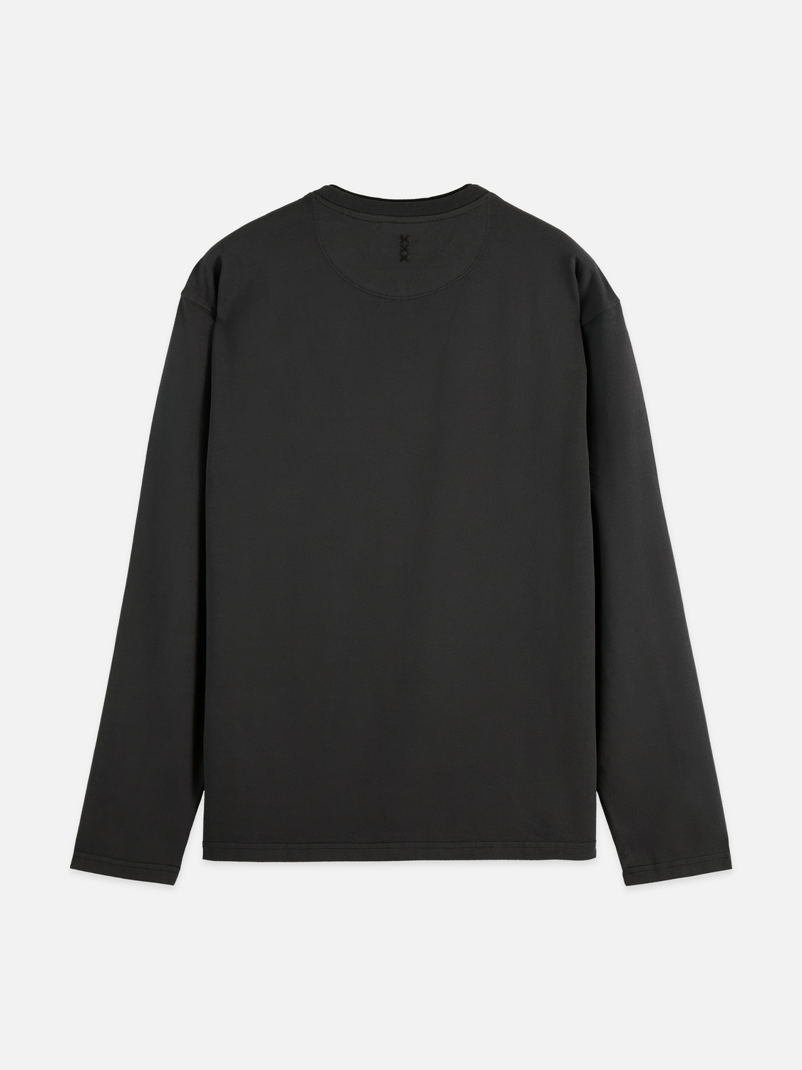 3 Crosses Relaxed-Fit Garment-Dyed Long Sleeve T-Shirt