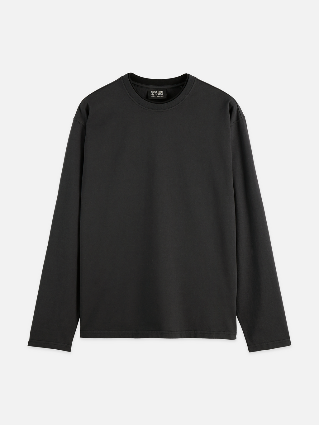 3 Crosses Relaxed-Fit Garment-Dyed Long Sleeve T-Shirt