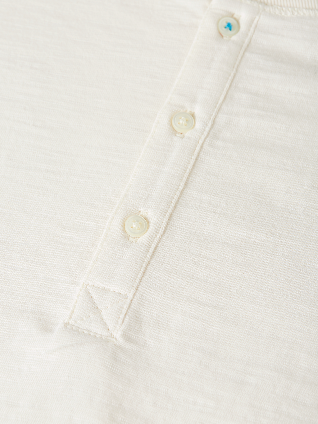 Henley Slub Yarn Regular-Fit Long-Sleeve T-Shirt