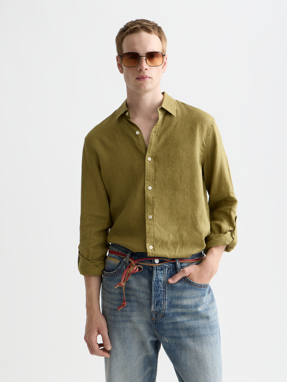 Seasonal Core Linen Regular-Fit Shirt