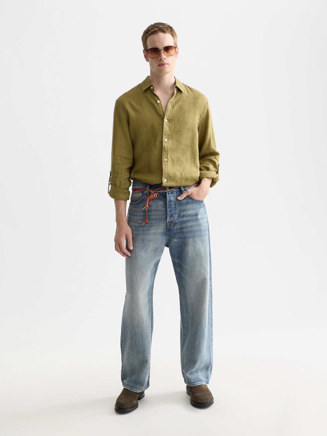 Seasonal Core Linen Regular-Fit Shirt