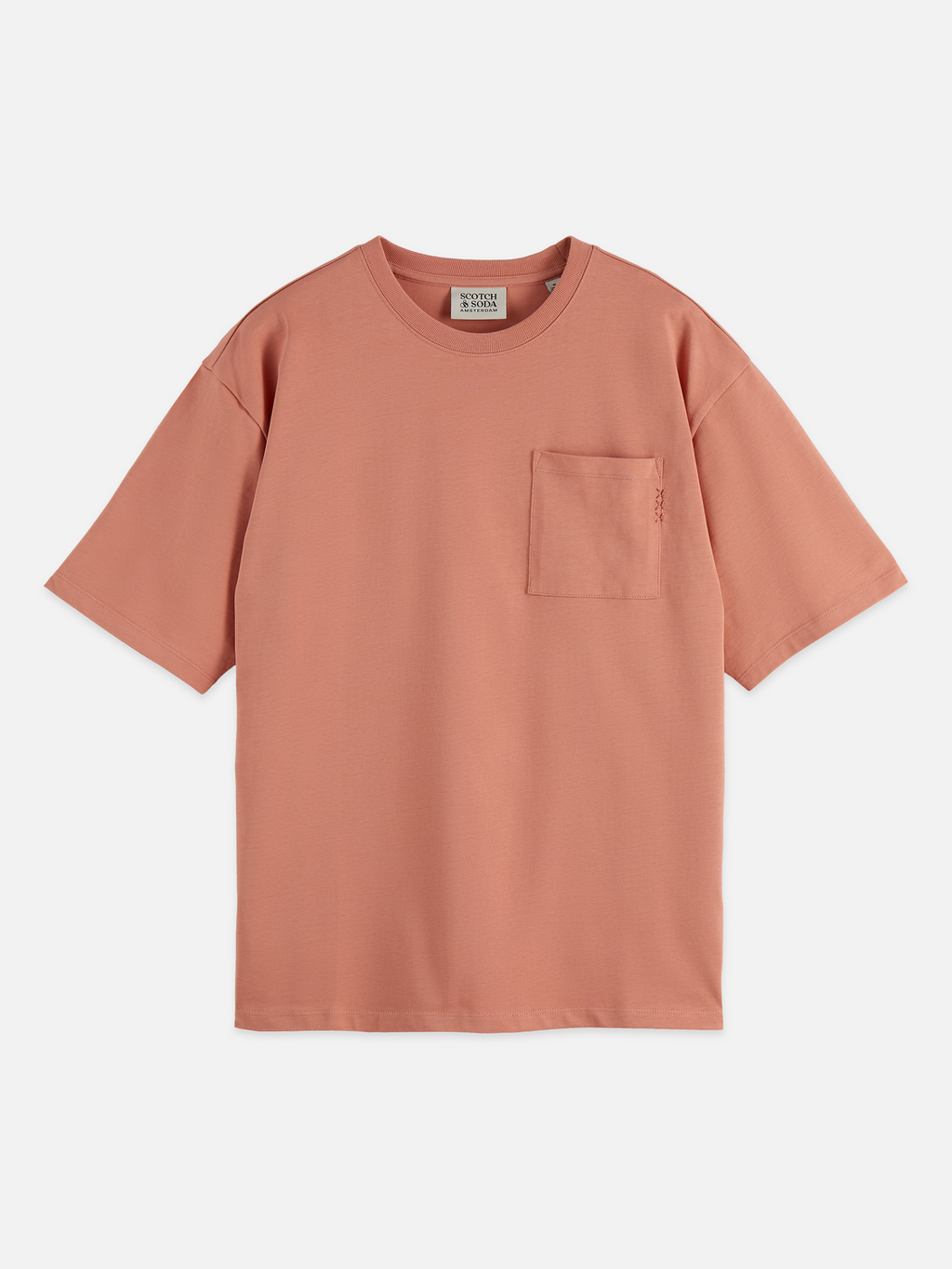 Seasonal Core 3 Crosses Chest Pocket Loose-Fit T-Shirt