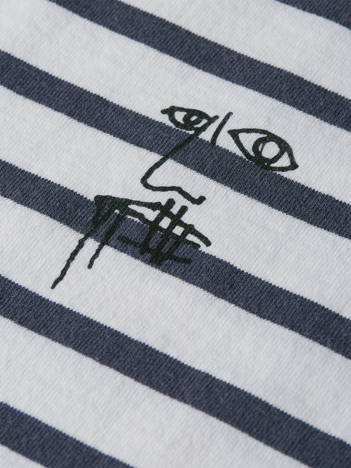 Scotch & Soda x Basquiat Breton Striped Long Sleeve T-Shirt
