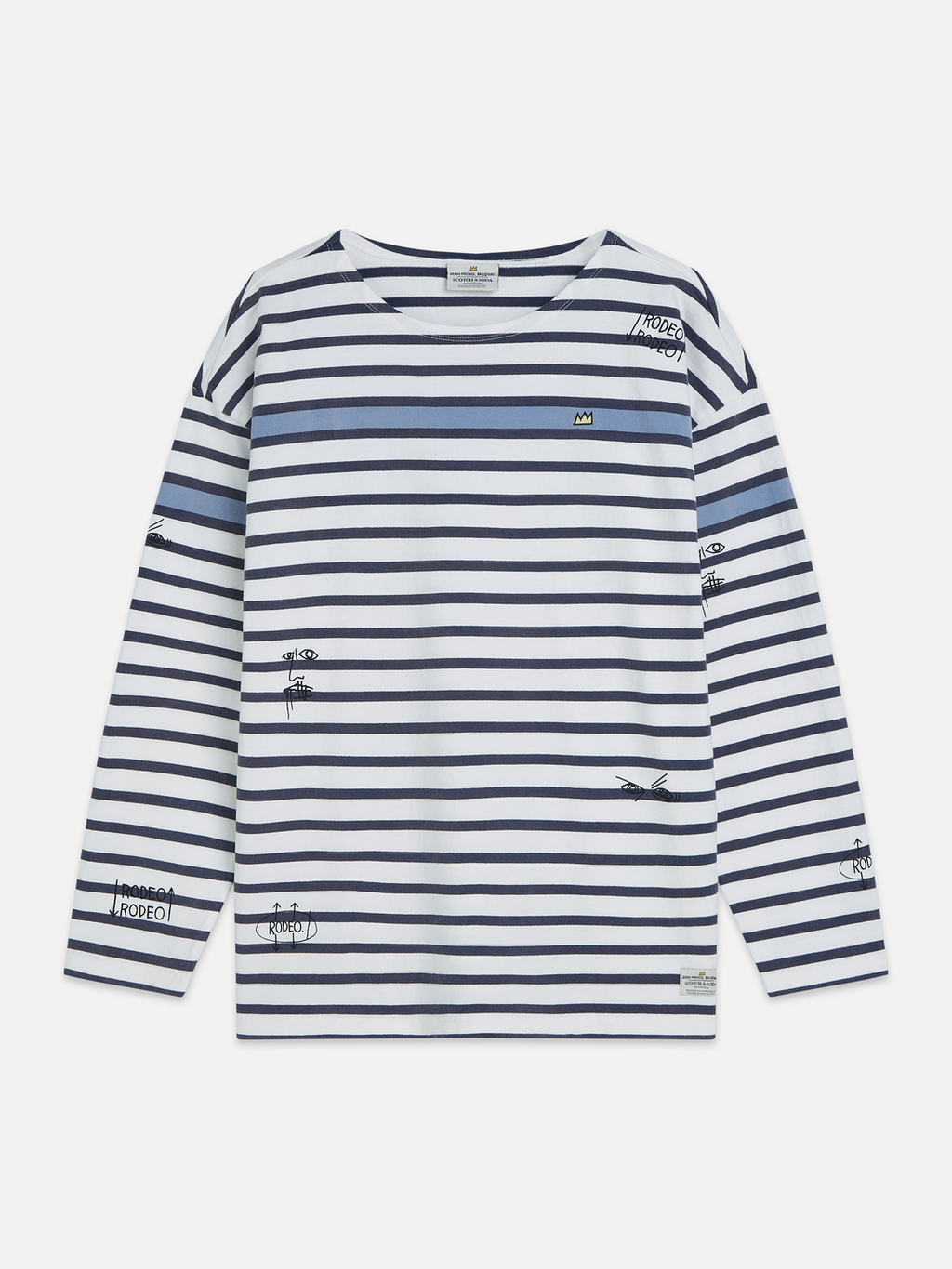 Scotch & Soda x Basquiat Breton Striped Long Sleeve T-Shirt
