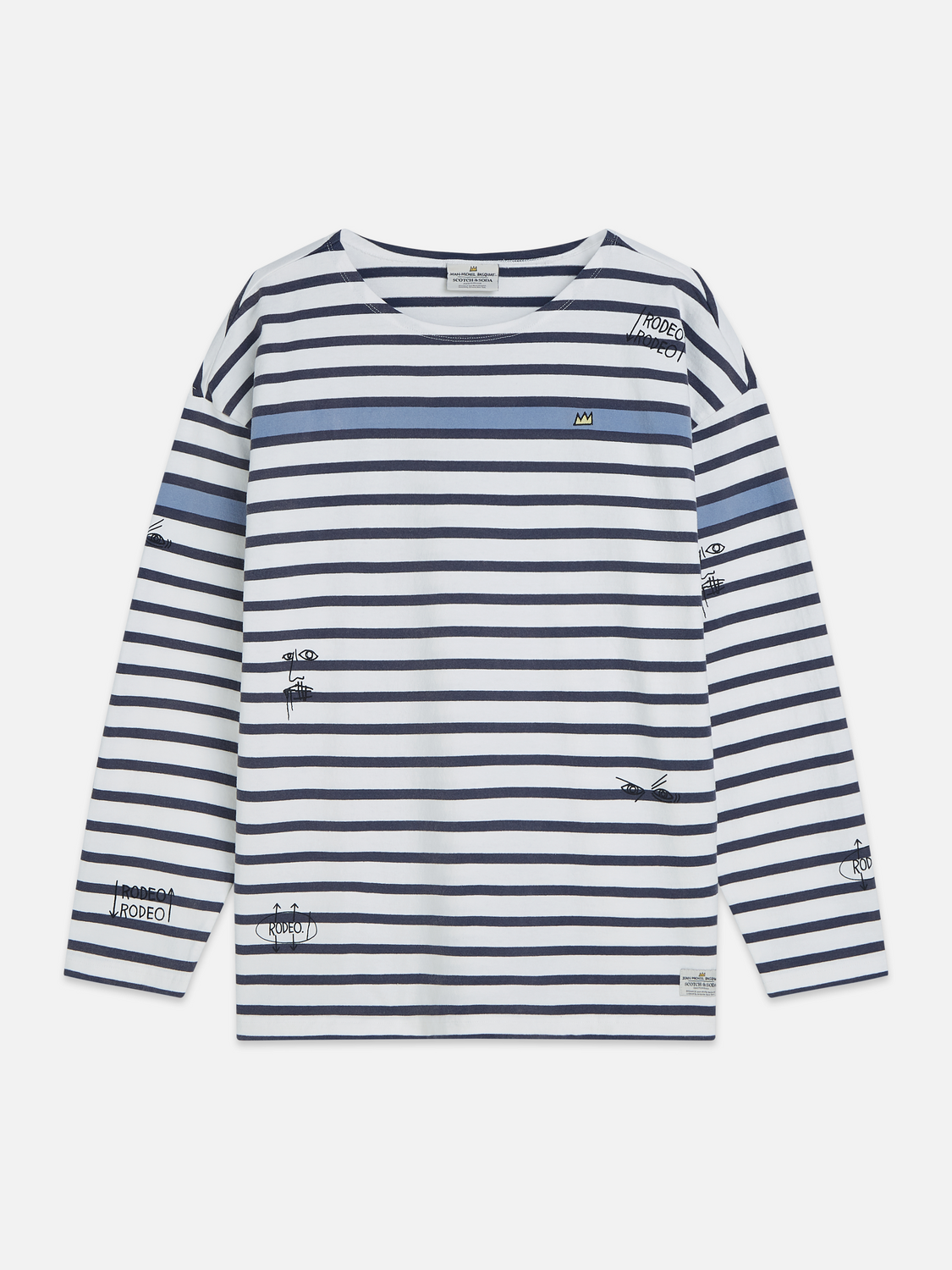 Scotch & Soda x Basquiat Breton Striped Long Sleeve T-Shirt