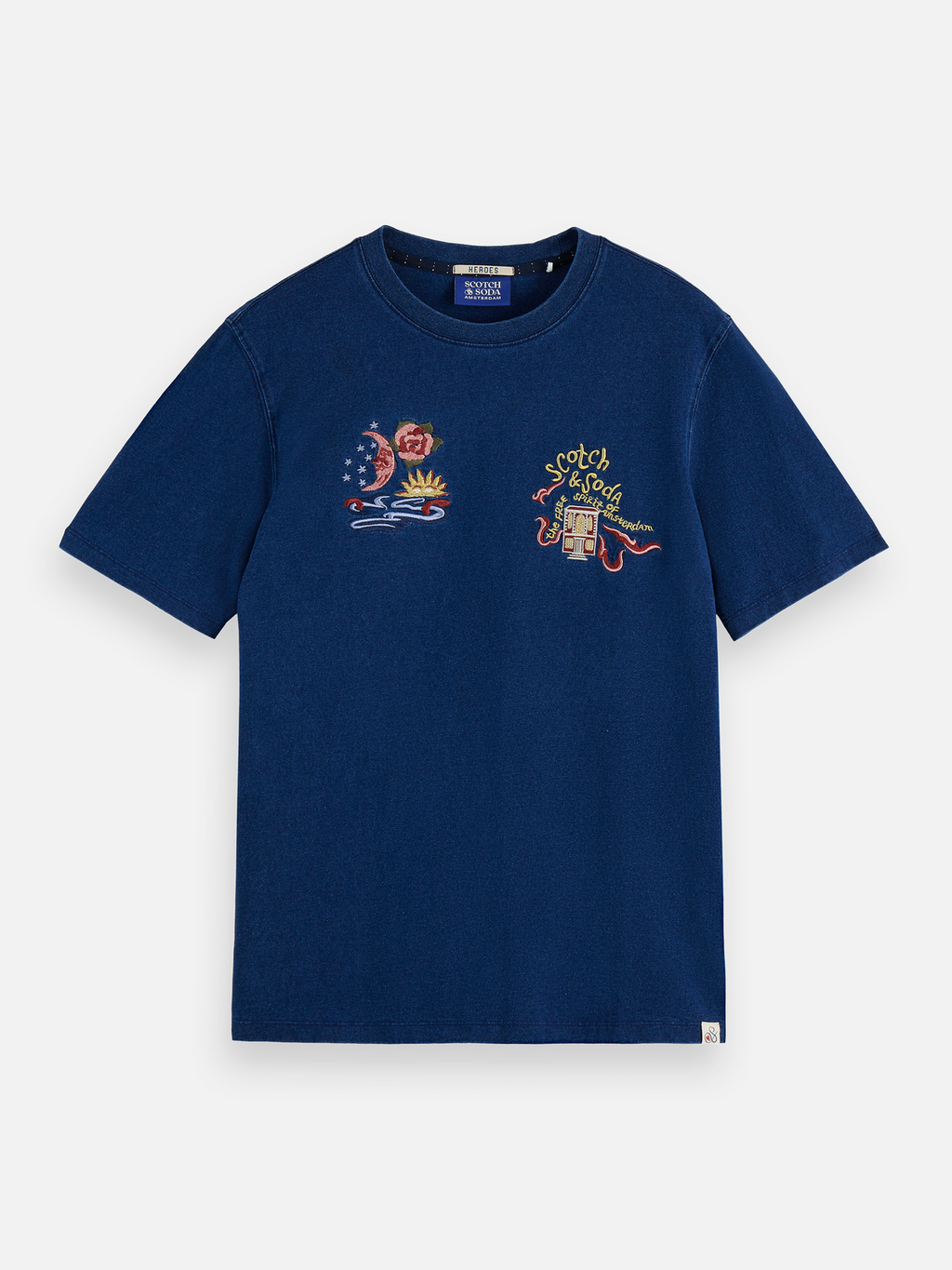The 40th Anniversary Heroes Relaxed-Fit Indigo T-Shirt