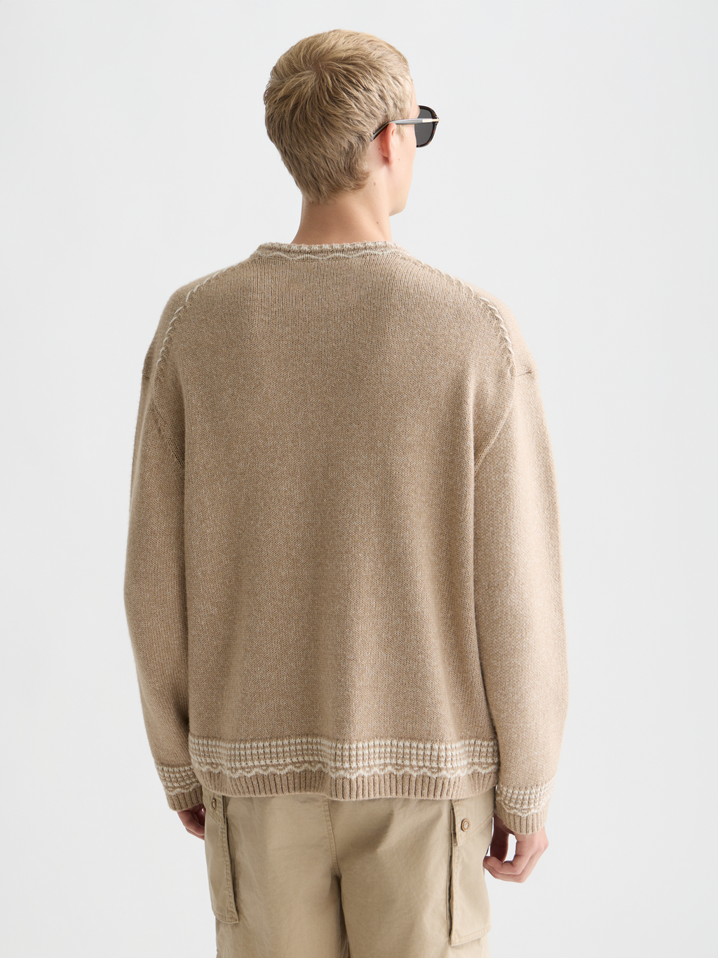 Loose-fit Jacquard Pullover