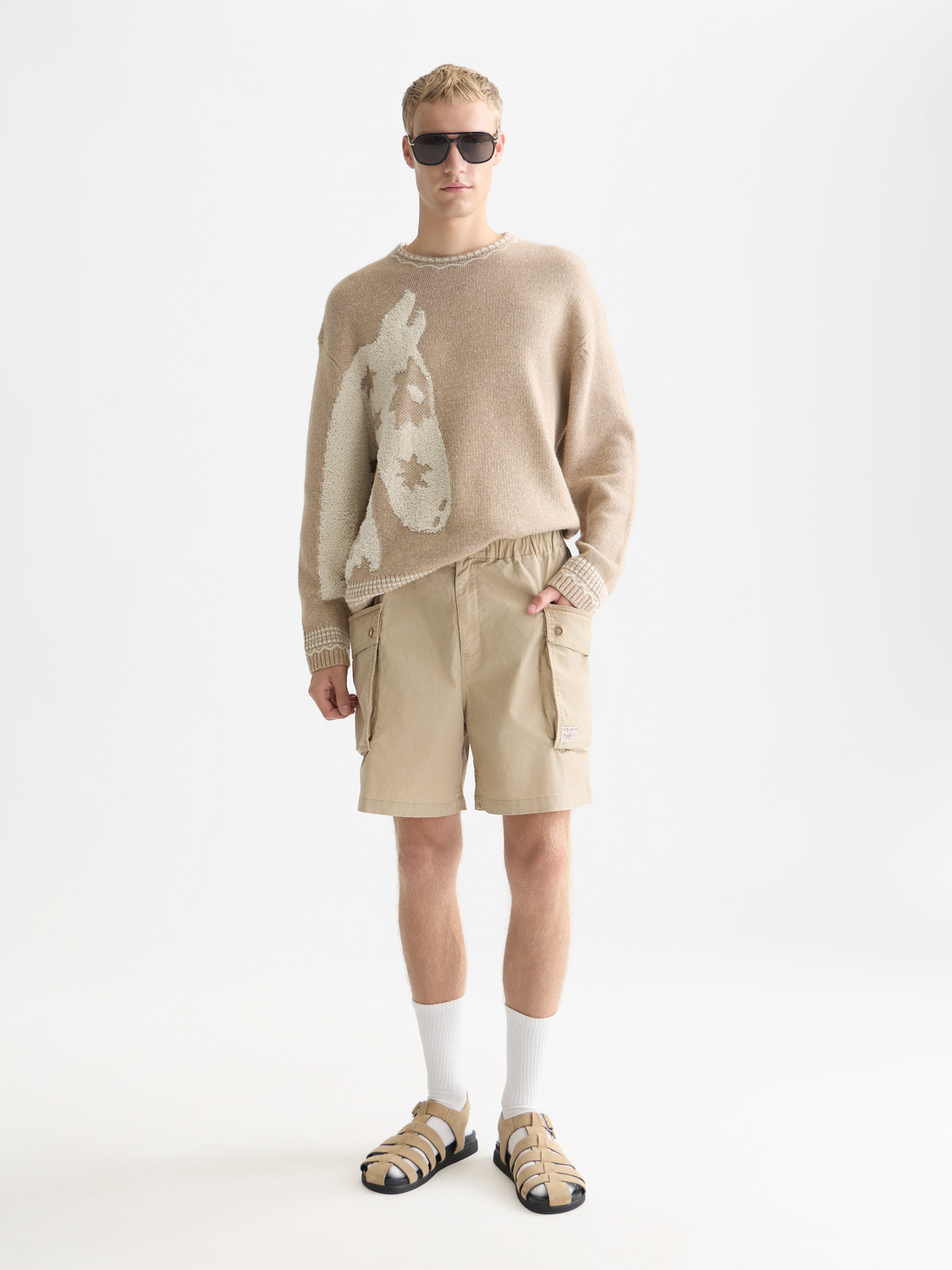 Loose-fit Jacquard Pullover