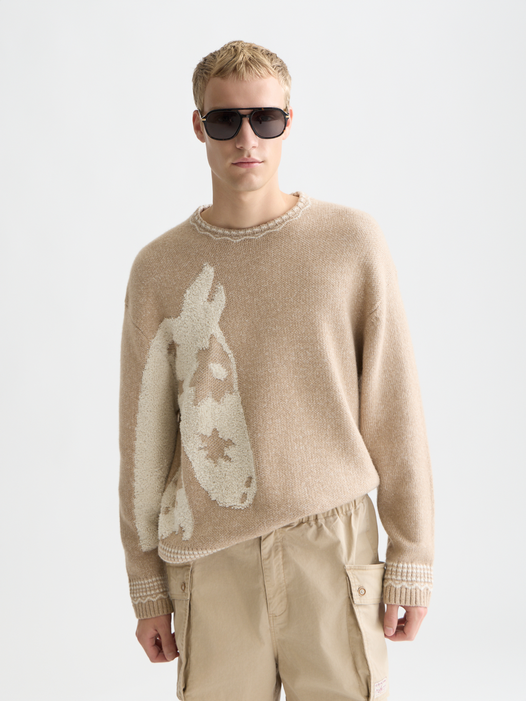 Loose-fit Jacquard Pullover