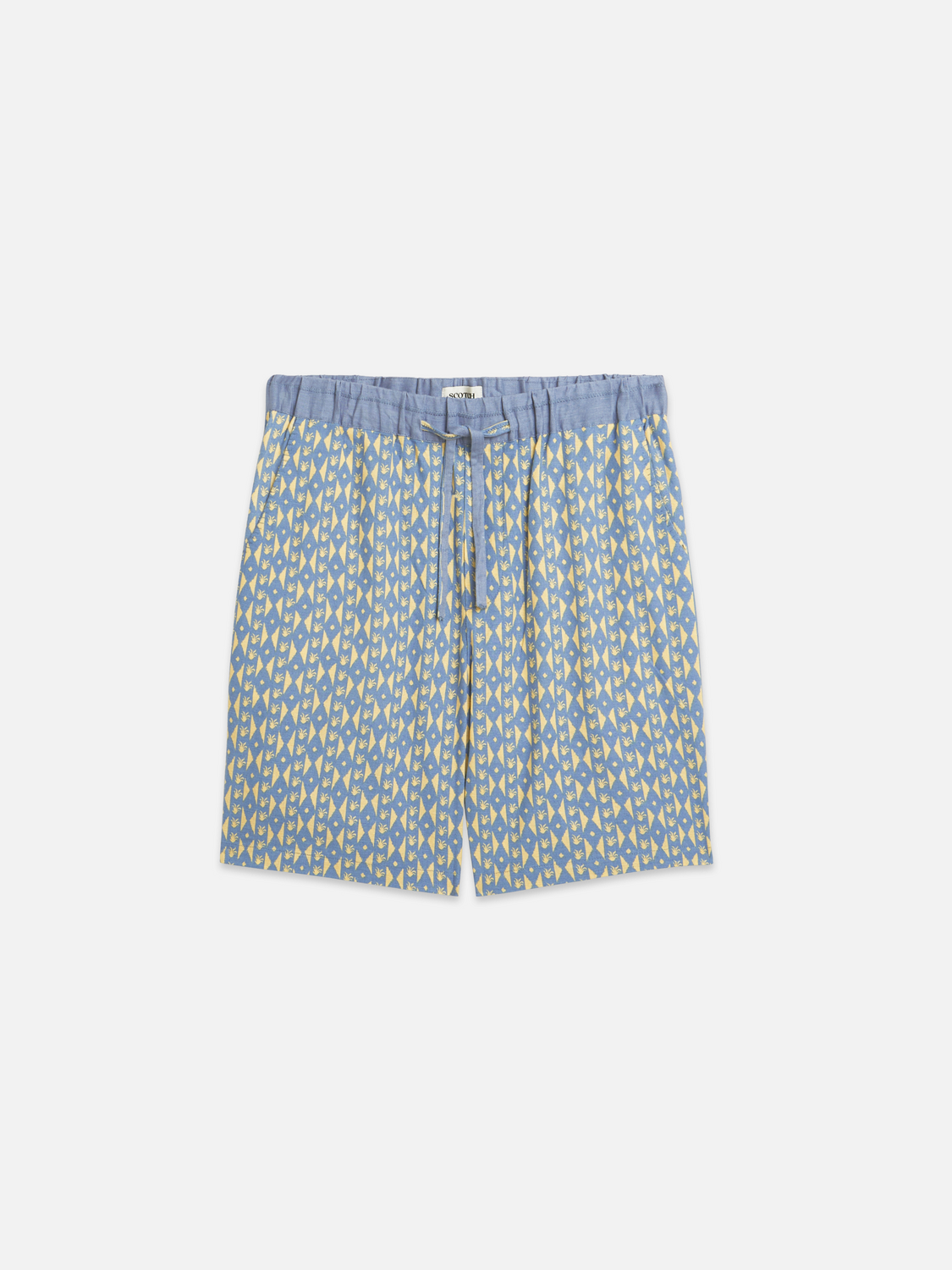 Fave Printed Linen Relaxed-Fit Bermuda Shorts