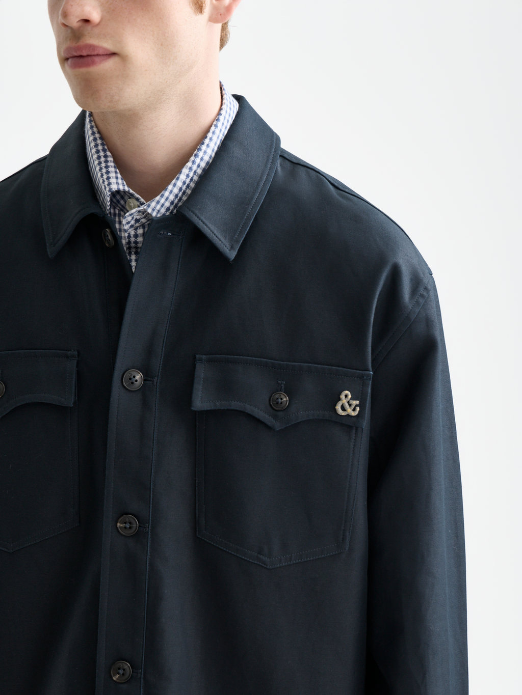 Cotton-Blend Twill Relaxed-Fit Overshirt