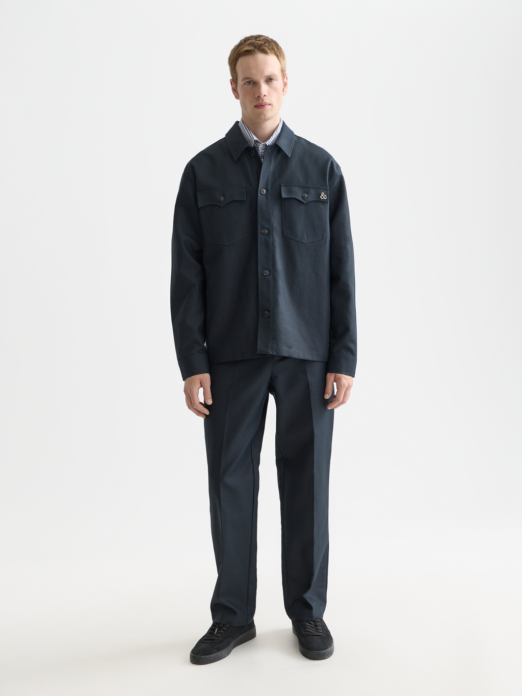 Cotton-Blend Twill Relaxed-Fit Overshirt