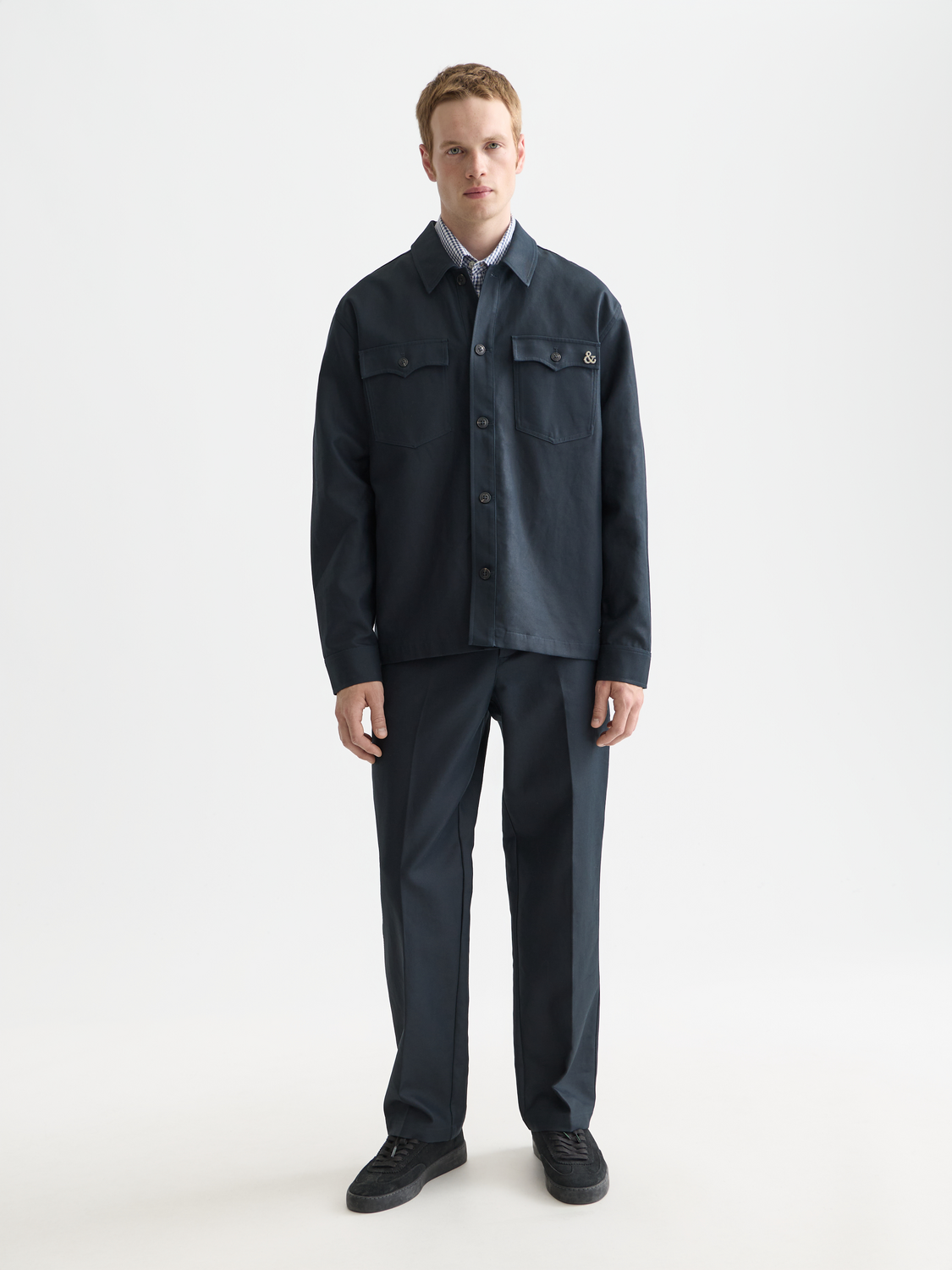 Cotton-Blend Twill Relaxed-Fit Overshirt