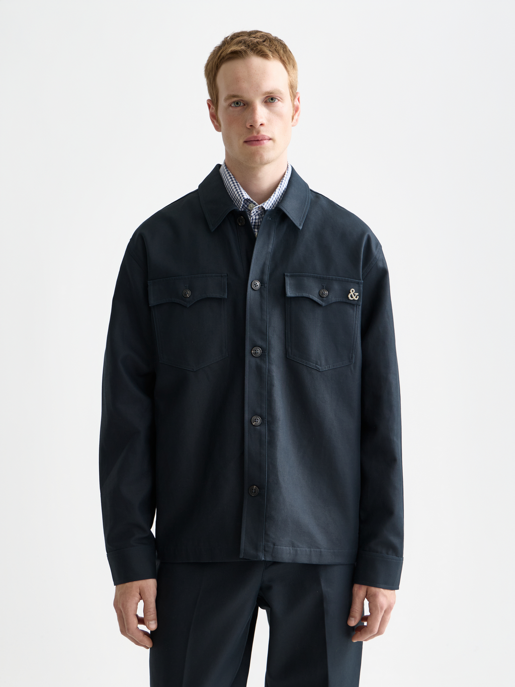 Cotton-Blend Twill Relaxed-Fit Overshirt