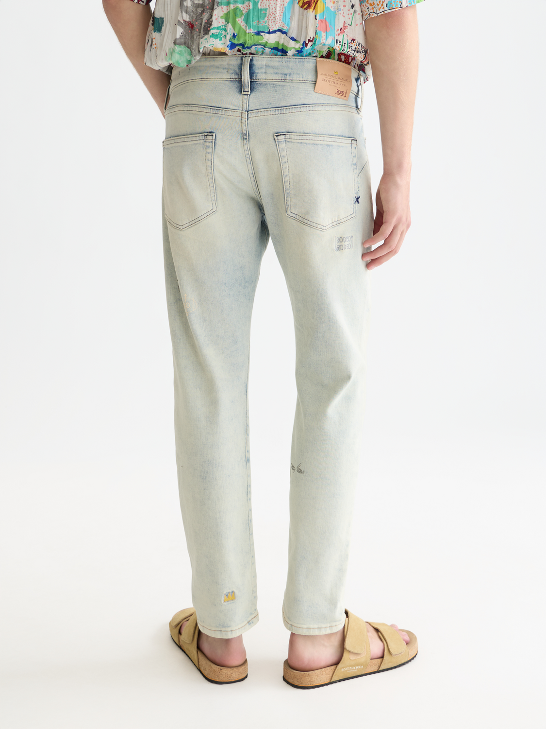 Scotch & Soda x Basquiat The Zee Straight-Fit Jeans