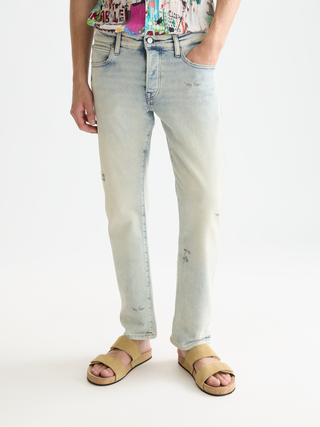 Scotch & Soda x Basquiat The Zee Straight-Fit Jeans