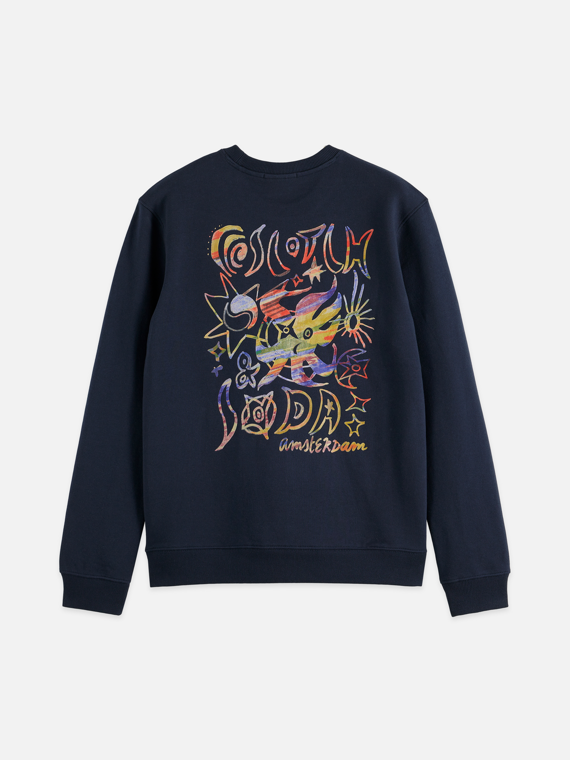 Front And Back Artwork Regular-Fit Sweatshirt