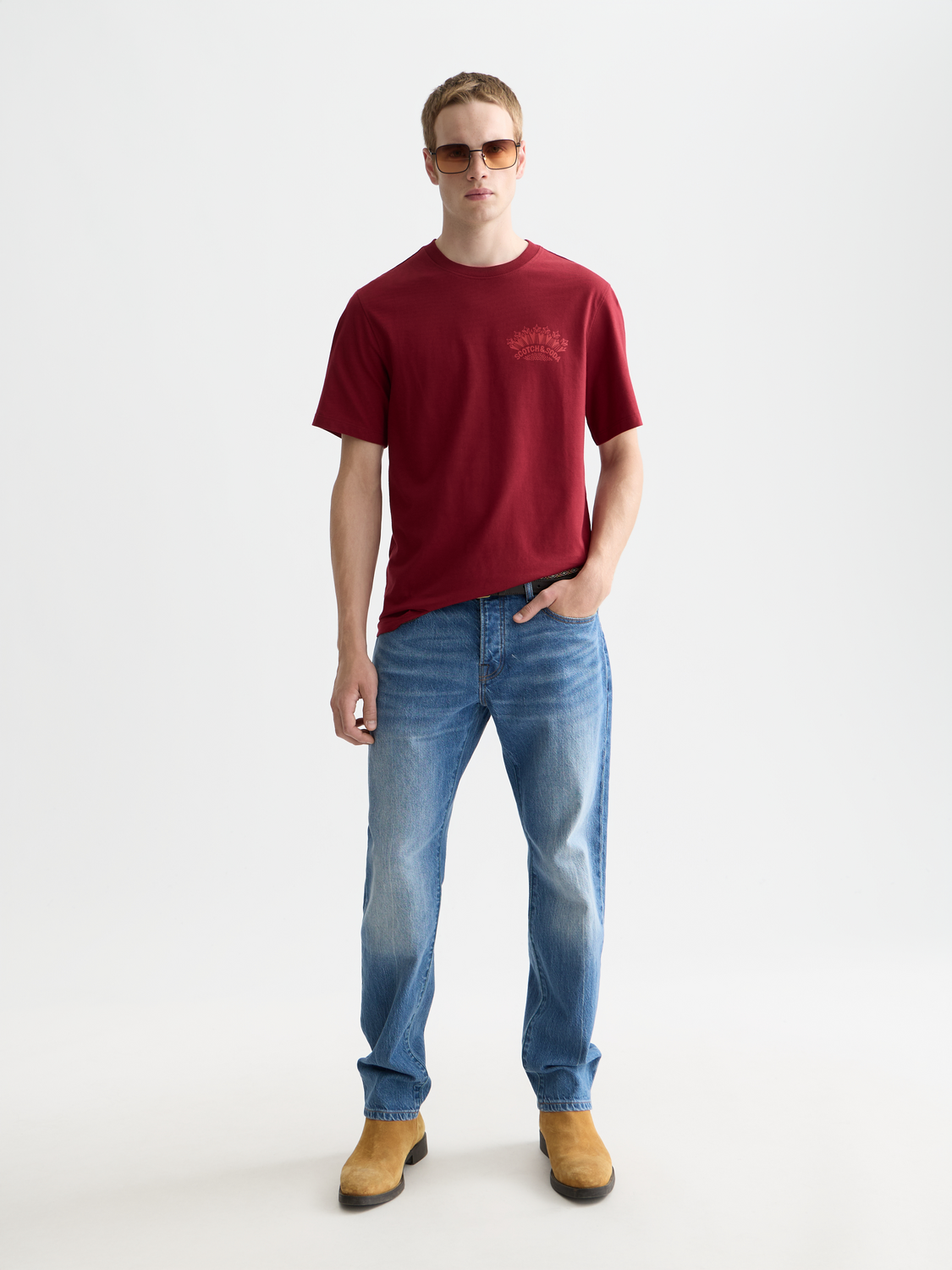 Front And Back Artwork Regular-Fit T-Shirt