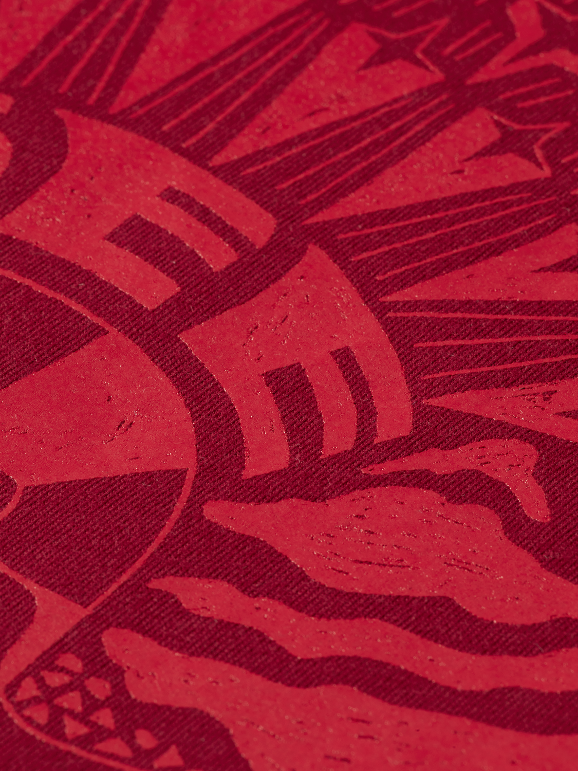 Front And Back Artwork Regular-Fit T-Shirt